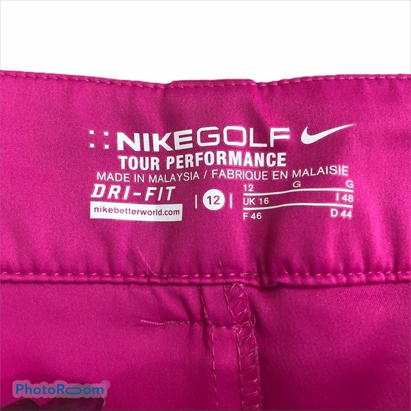 Bright Pink Ladies Nike DriFit Golf Skort Size 12 - Picture 3 of 8